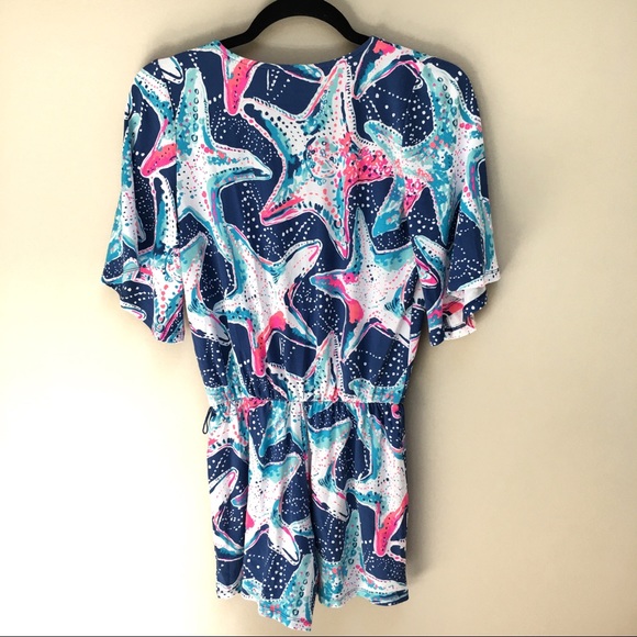 SOLD - Lilly Pulitzer Madilyn Romper Starstruck - Picture 8 of 8